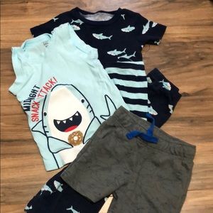 18 months boy shark themed lot